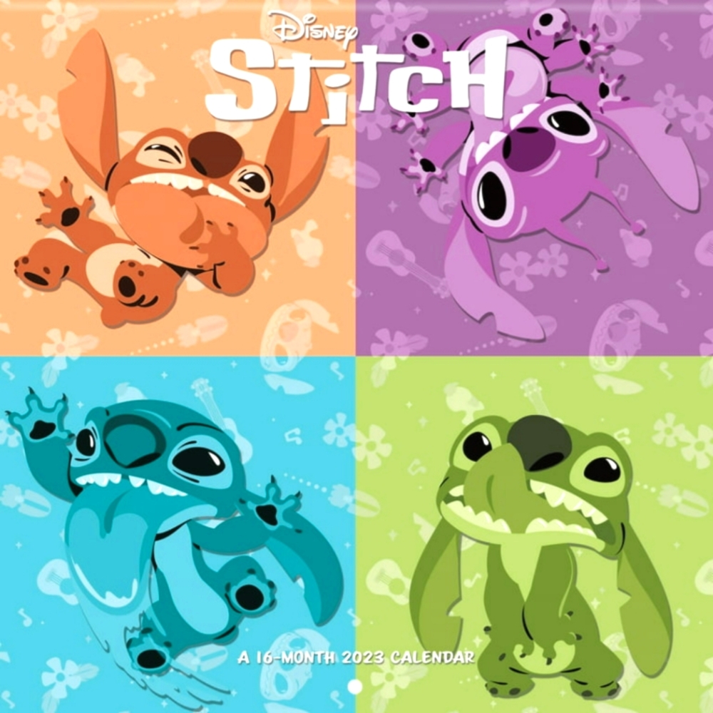 🆓️Add-on 🆓️Disney Stitch 2023 Wall Calendar NWT